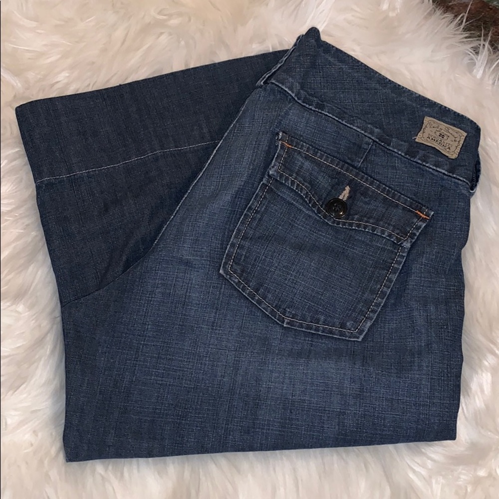 🍀 LUCKY BRAND Mid-Rise Easy Fit Dungarees America